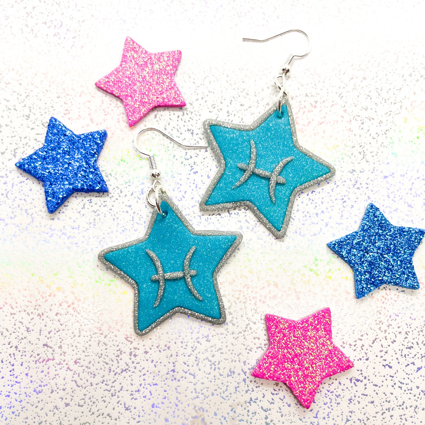 Custom single star sign astrology earrings