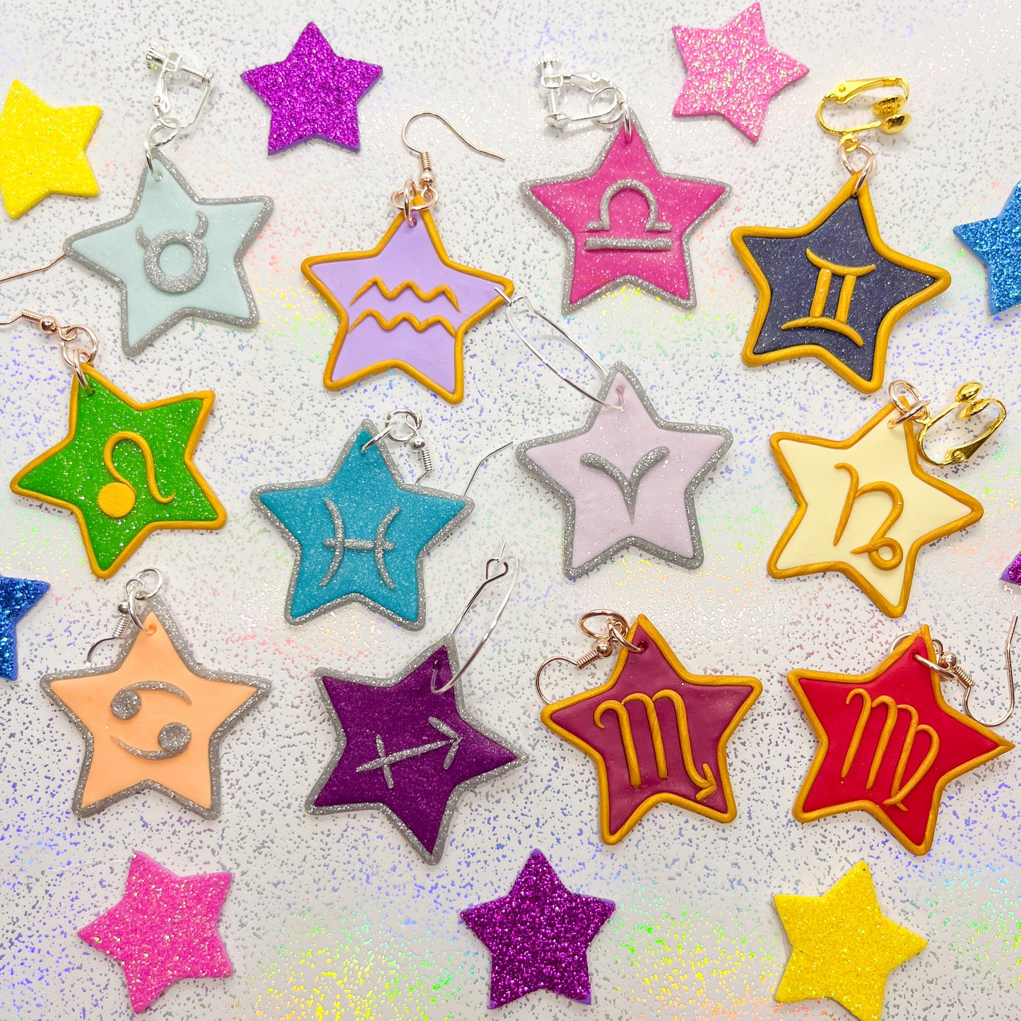 Custom single star sign astrology necklace